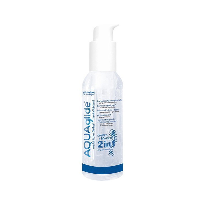 Aquaglide 2 en 1 Lubrifiant + Massage 125 ml
