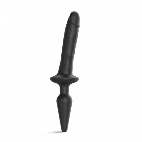 Dildo Switch Plug In Realistico Negro S
