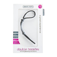 Booster Doble Anneau Pénien Ajustable Noir