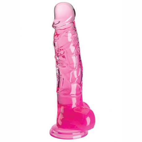 Pene Realístico Con Testículos 16.5 cm Rosa
