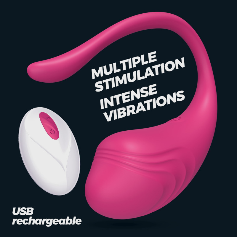 Huevo Vibrador con Mando a Distancia Tamago Rosa