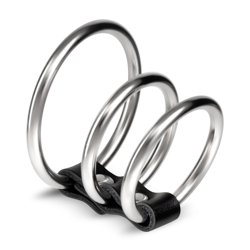 Saruman Conjunto de 3 Anillos Para el Pene de Metal