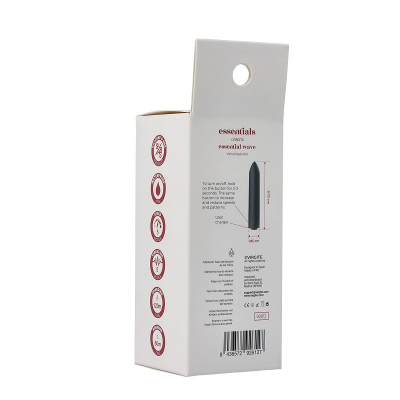 Wave Rechargeable Vibrating Bullet