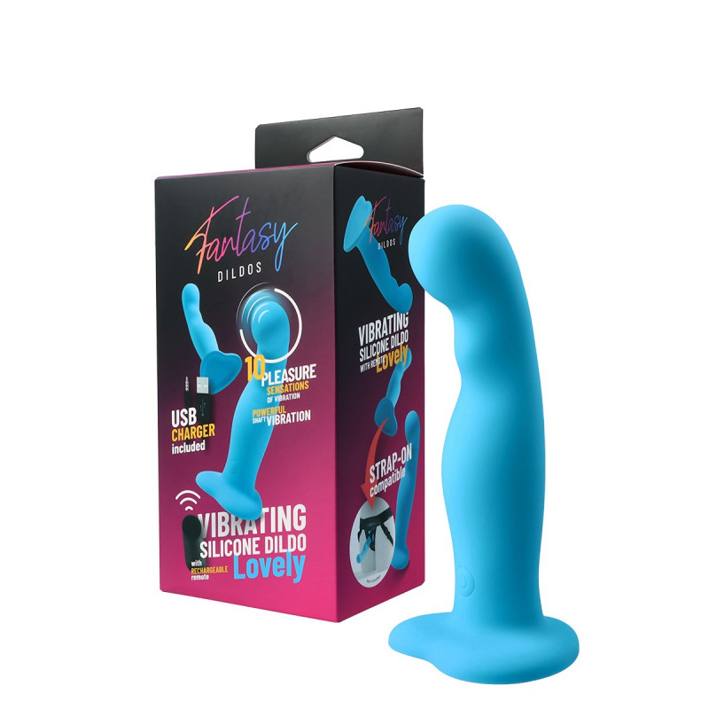 Vibrating Dildo Lovely Remote Control