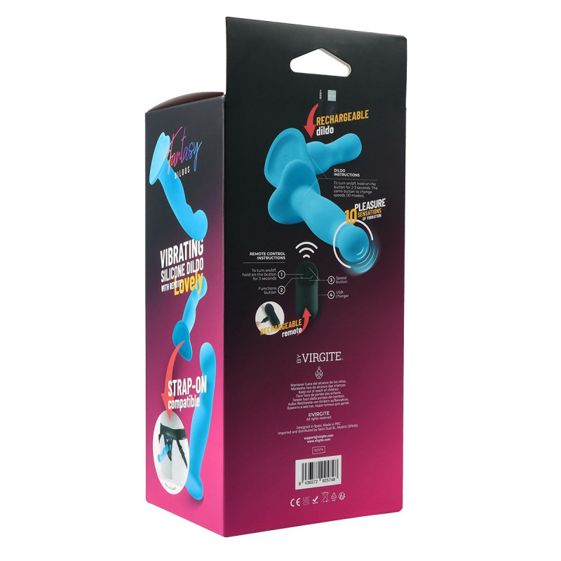Vibrating Dildo Lovely Remote Control