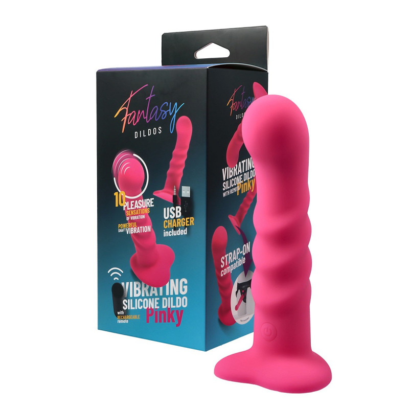 Vibrating Dildo Pinky Remote Control