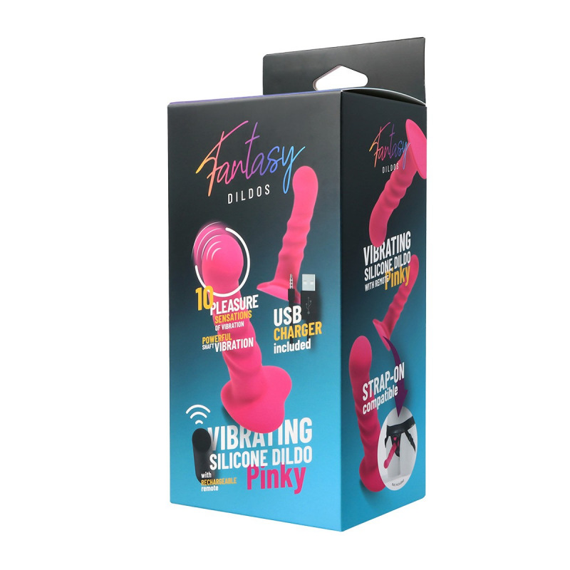 Vibrating Dildo Pinky Remote Control