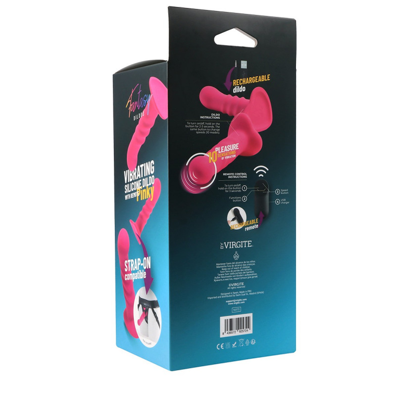Vibrating Dildo Pinky Remote Control
