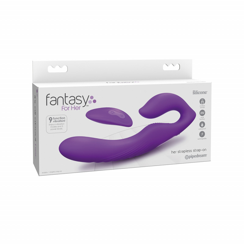 Her Ultimate Strapless Strap-On Purple