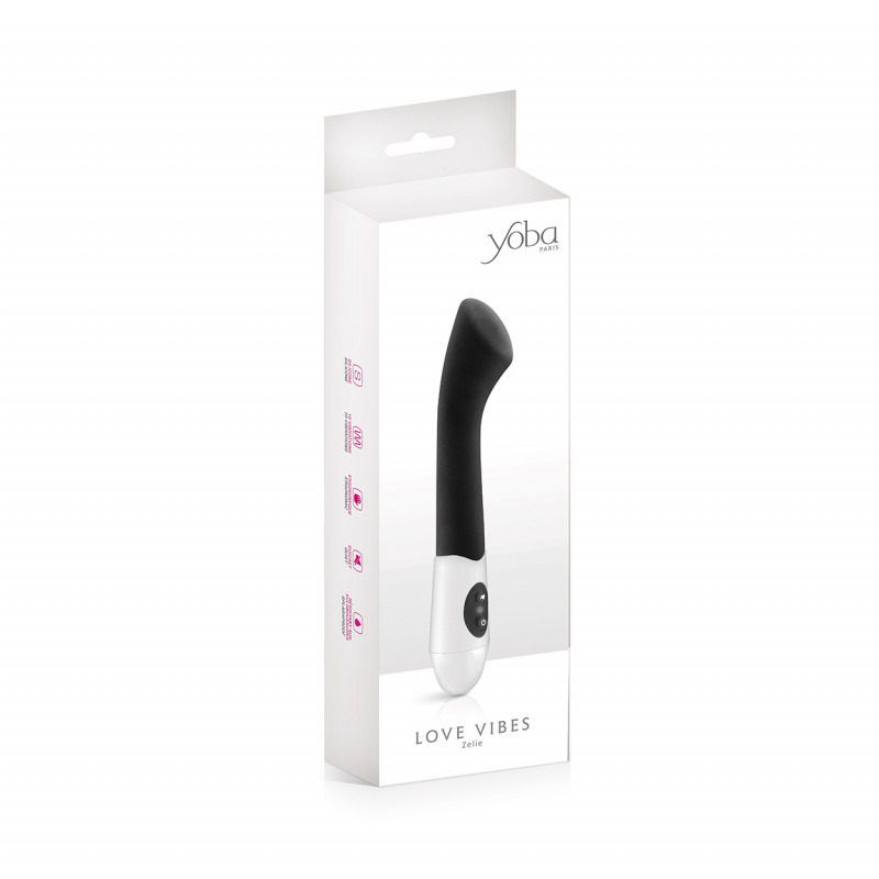 Vibrador G-Spot Zelie Negro