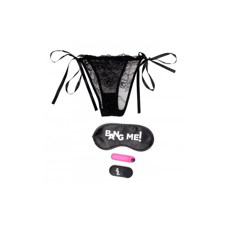 Panty Vibrador USB c/ Mando y Antifaz