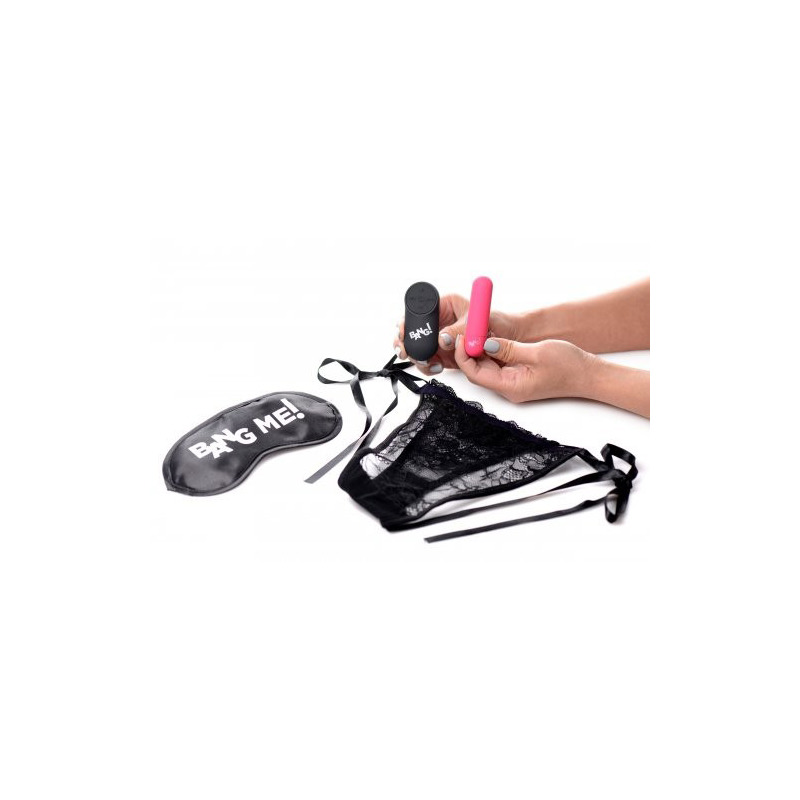 Panty Vibrador USB c/ Mando y Antifaz