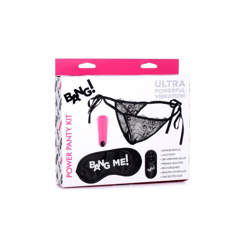 Panty Vibrador USB c/ Mando y Antifaz
