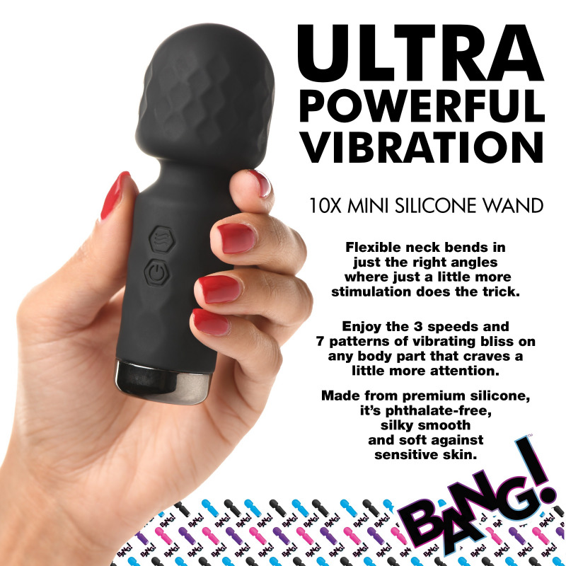 Mini Masajeador Wand Negro