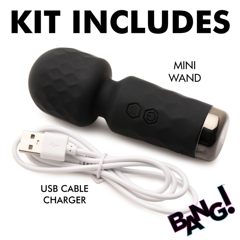Mini Masajeador Wand Negro