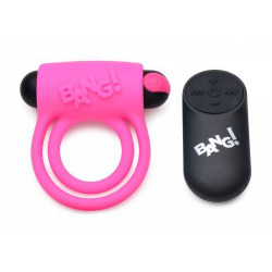Anillo Vibrador Rosa con Mando