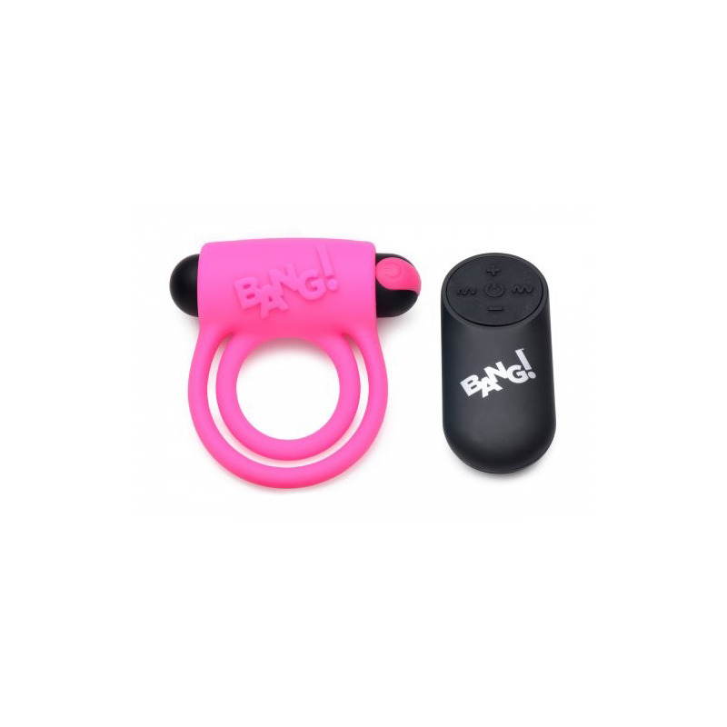 Anillo Vibrador Rosa con Mando