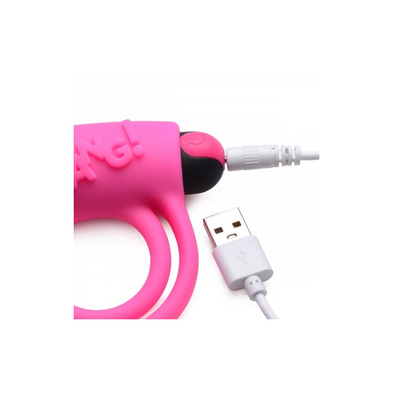Anillo Vibrador Rosa con Mando