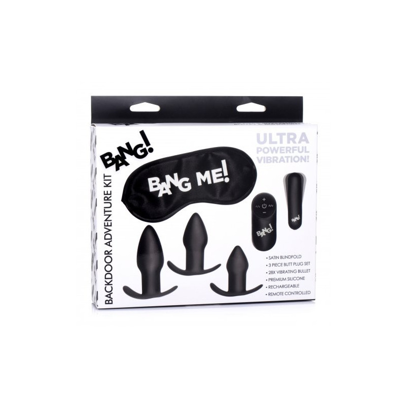 Set x 3 Plugs Anales Adventure con Mando