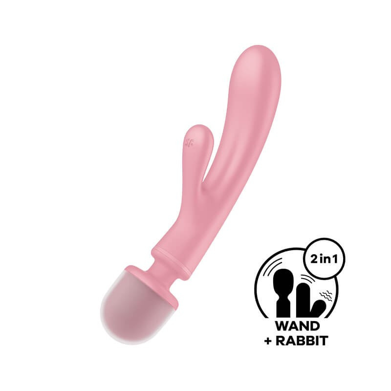Satisfyer Triple Lover Rosa