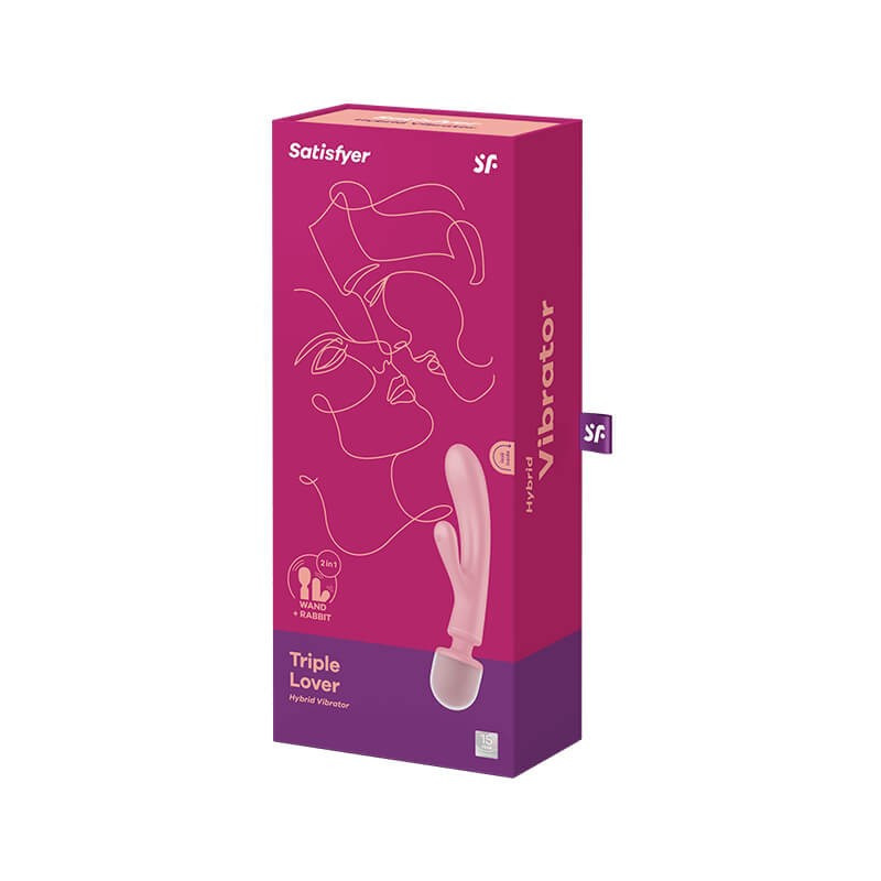 Satisfyer Triple Lover Rosa