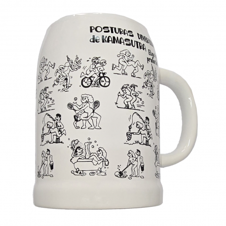 Jarra de Cerveza Penes Dibujos Negros