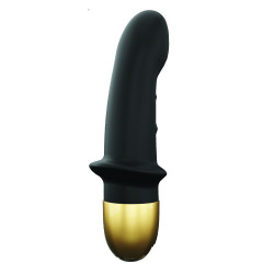 Vibrador Mini Lover Negro-Oro