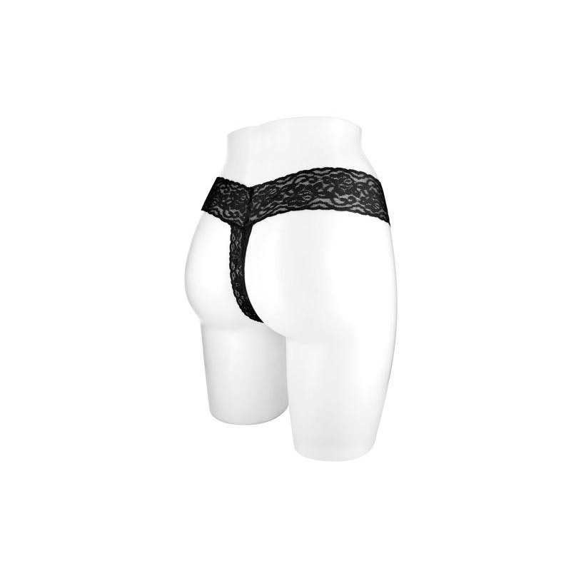Tanga Negro Abierto Anita TU