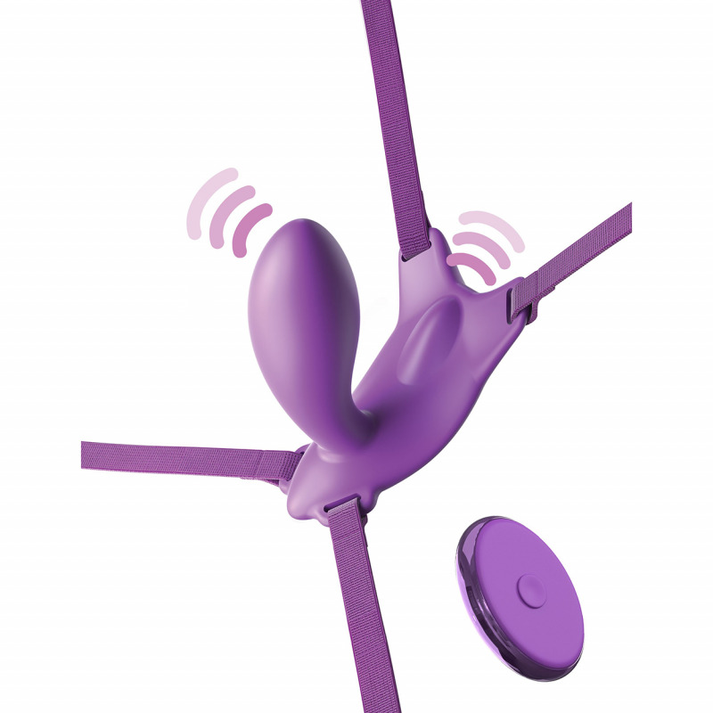 Ultimate G-Spot Butterfly Strap-On Purple