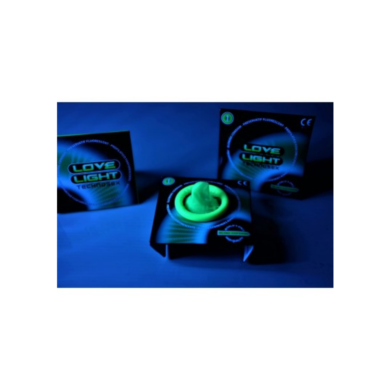 Preservativos Love Light Technosex Glow 12 Uds