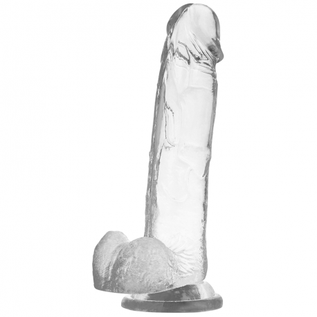 Clear Dildo Realista Transparente 22 cm x 4,6 cm