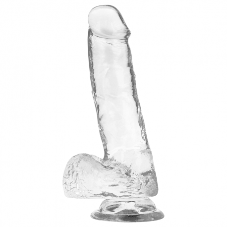 Clear Dildo Realista Transparente 18,5 cm x 3,8 cm