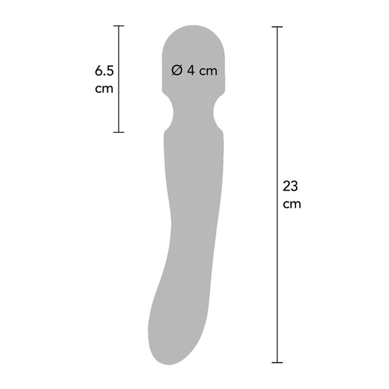 Luz Zenith Masajeador Wand Negro