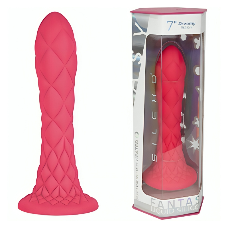 Dreamy Dildo Fantasy Termorreactivo Fucsia 18,5 cm