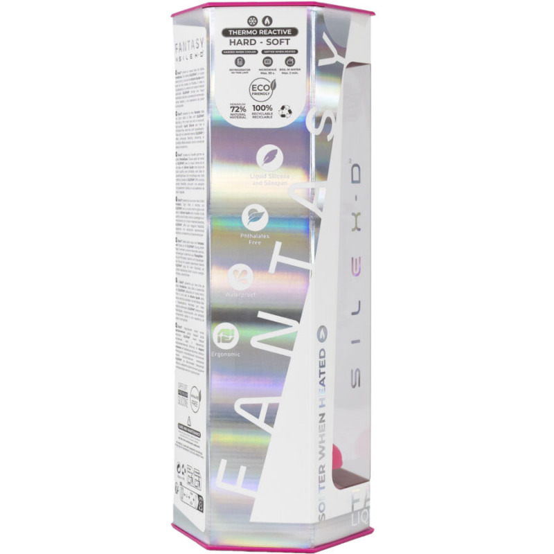 Dreamy Dildo Fantasy Termorreactivo Fucsia 18,5 cm