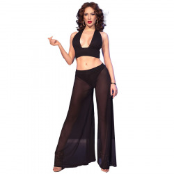 Set Top y Pantalones Negro CR 4857