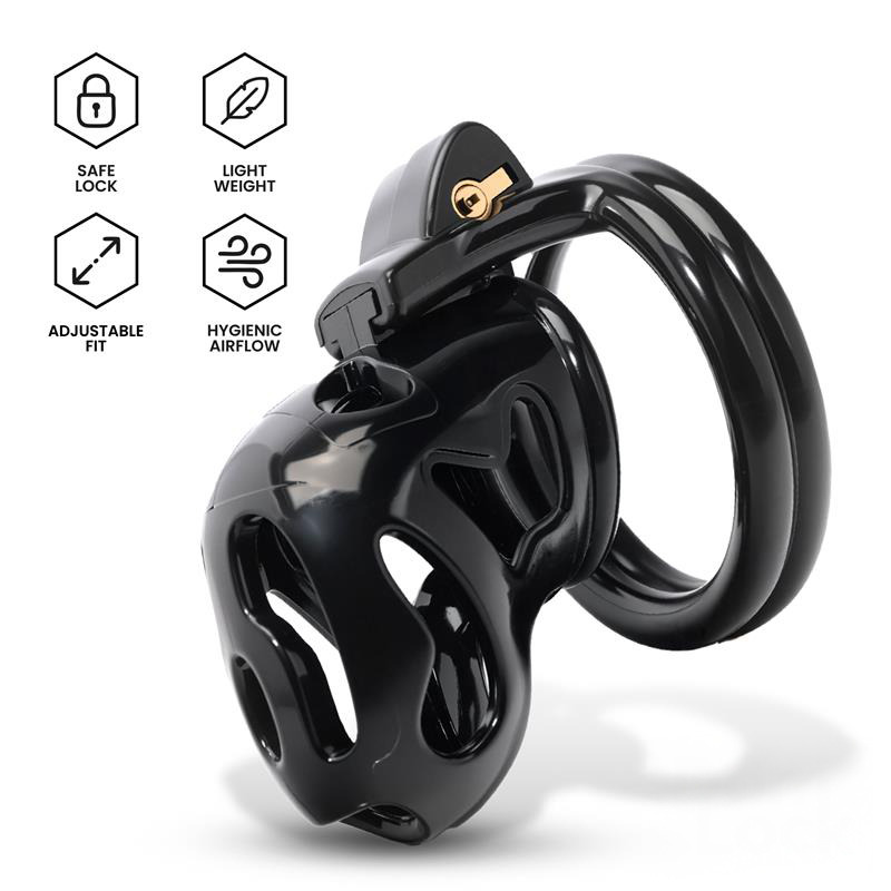 Parole Jaula para el Pene con Candado Interno