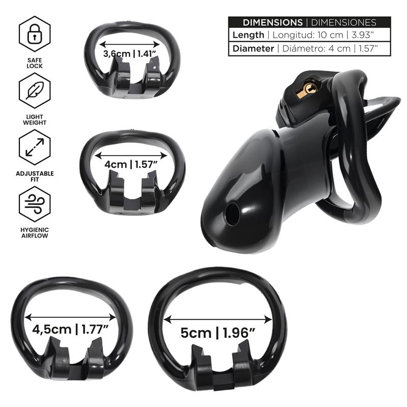 Closure Jaula para el Pene con Candado Interno