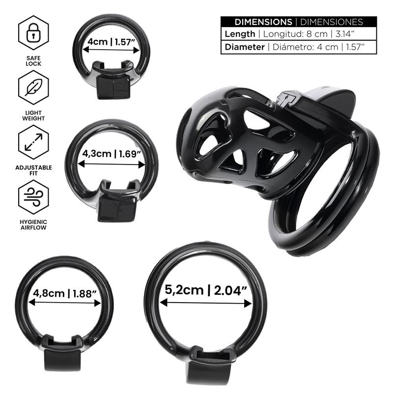 Block Jaula para el Pene con Candado Interno