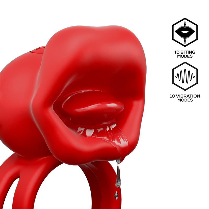 Bittey Anillo Vibrador con Biting