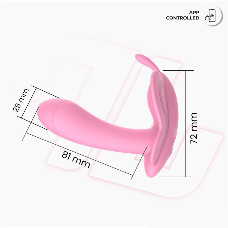 Wingy Estimulador Mariposa con APP Rosa