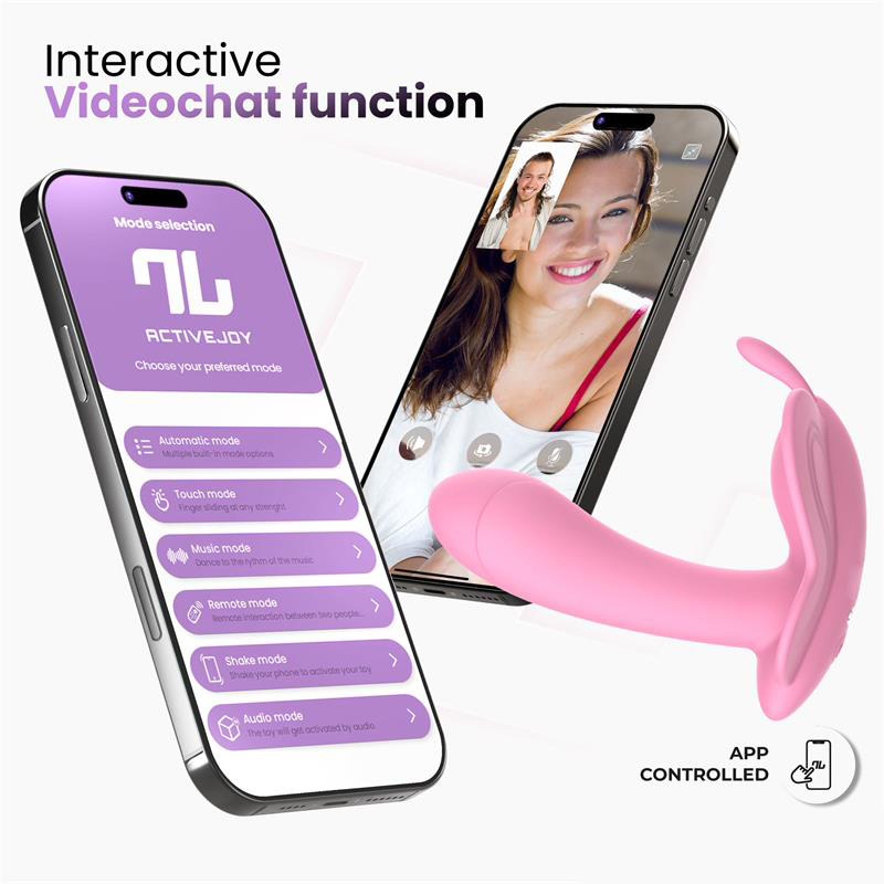 Wingy Estimulador Mariposa con APP Rosa