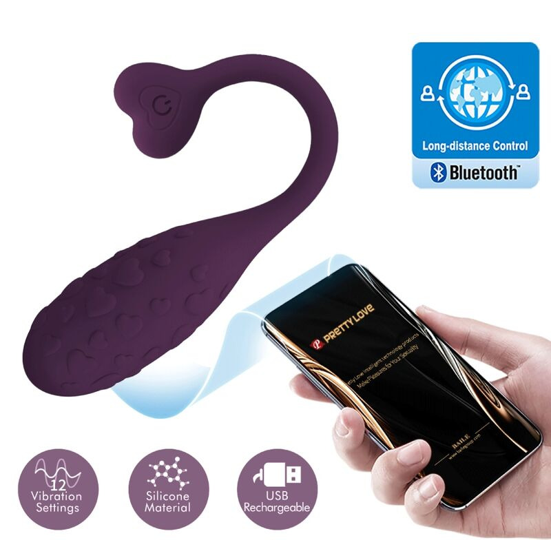Fisherman Huevo Vibrador Lila App