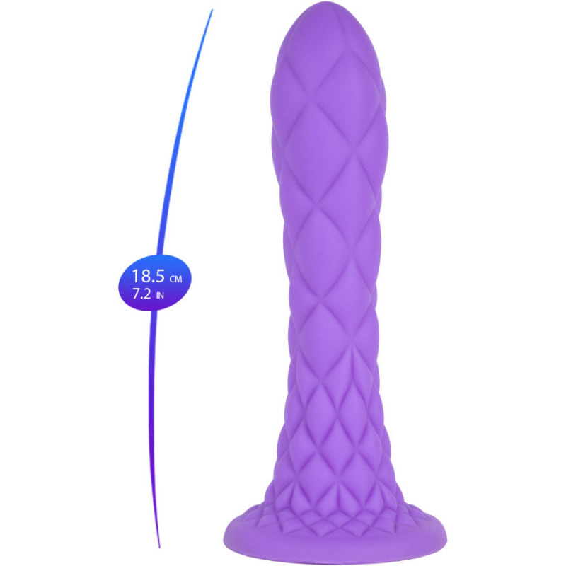 Dreamy Dildo Fantasy Termorreactivo Violeta 18,5 cm