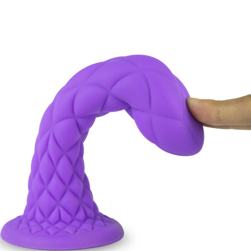Dreamy Dildo Fantasy Termorreactivo Violeta 18,5 cm