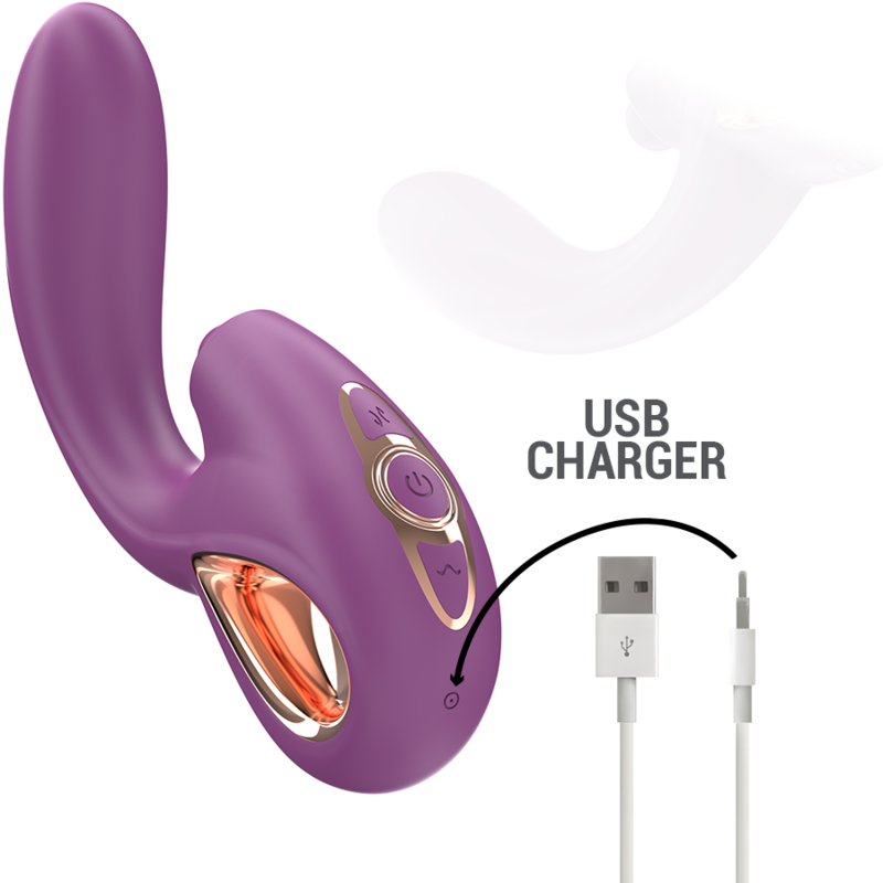 Lali Vibrador Punto G Multifuncion Morado