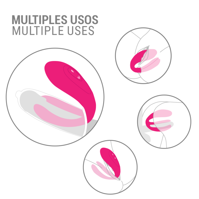 Julia Vibrador y Estimulador de Pinzas con Control Remoto