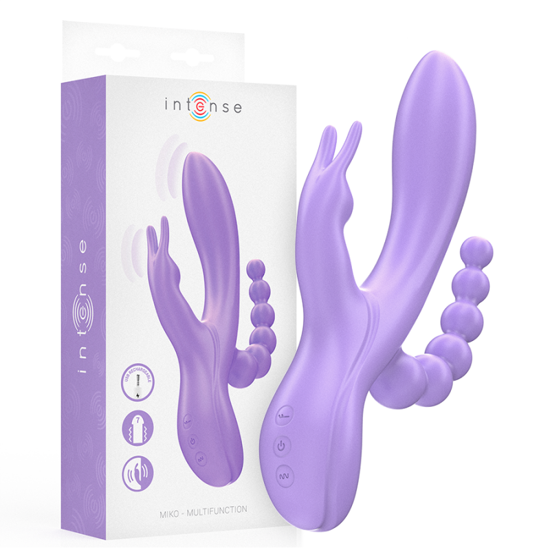 Miko Triple Vibrador Morado