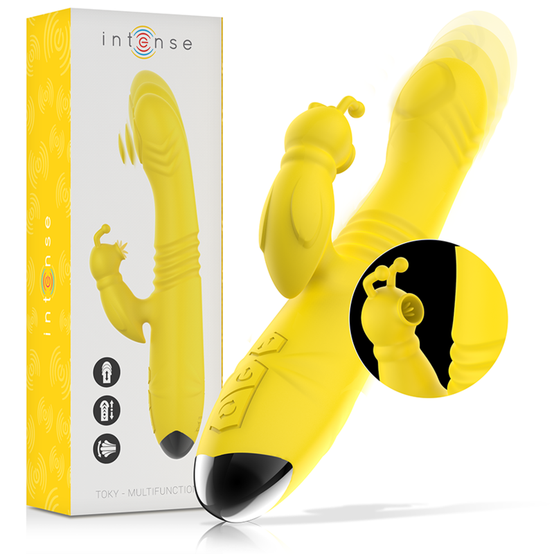 Toky Vibrador Multifuncion Amarillo