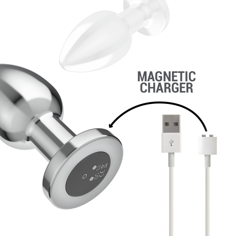 Plug Anal Vibrador L con Control Remoto